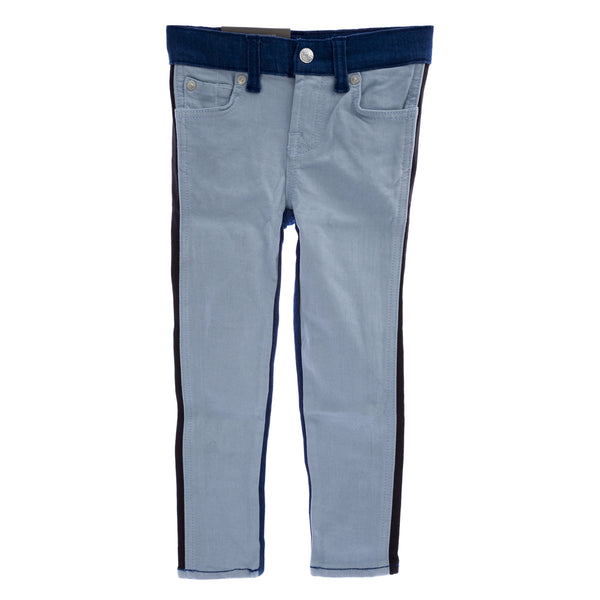 7 for All Mankind Girls Indigo Blocked Skinny Legging Jeans 7FFXG2146 $79 NEW