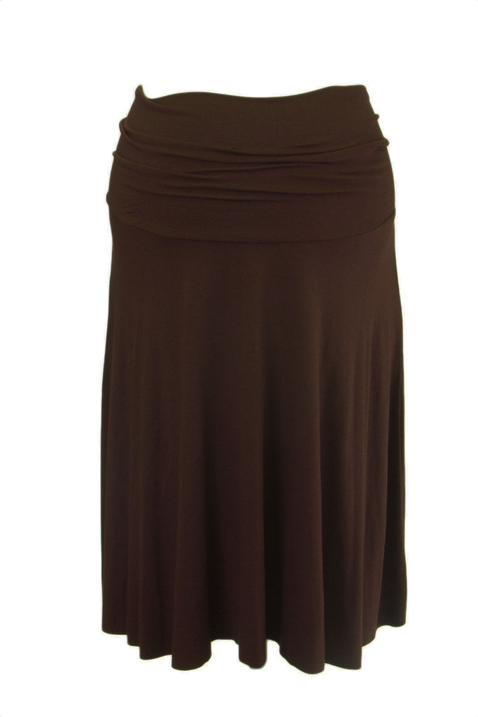 OLIAN Maternity Women's Brown A-Line Skirt 817538 Sz XS $86 NWT