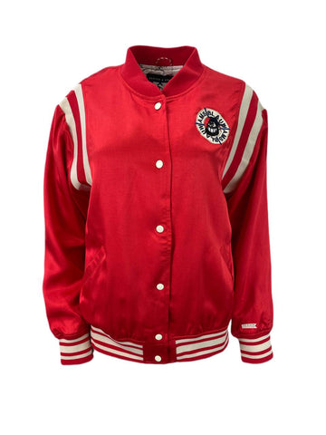 SCOTCH & SODA Men's Red Satin Popeye Retro Bomber #900 M NWT