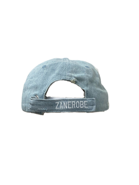 ZANEROBE Men's Blue Future Curved Brim Cap #908 S NWT