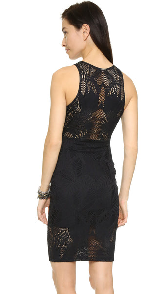 MARA HOFFMAN Floral Jacquard Fitted Midi Cover up Dress 95620 $234 NEW