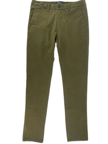 SCOTCH & SODA Men's Khaki Straight Casual Trousers #999 29/32 NWOT