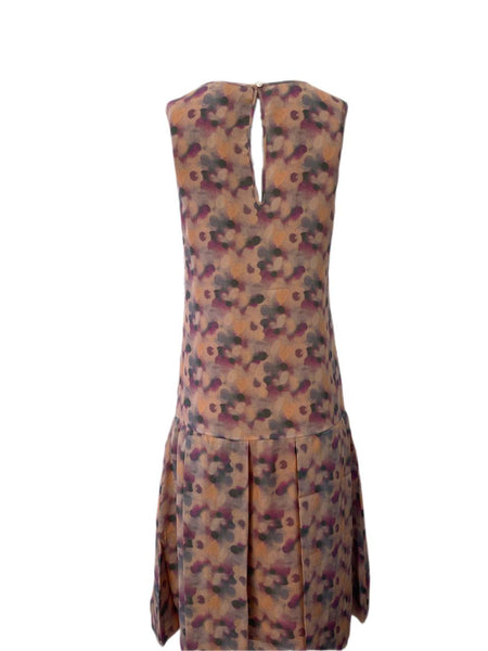 RICHARD CHAI Women's Pink Sleeveless Pleat Dress #9S11 NWT