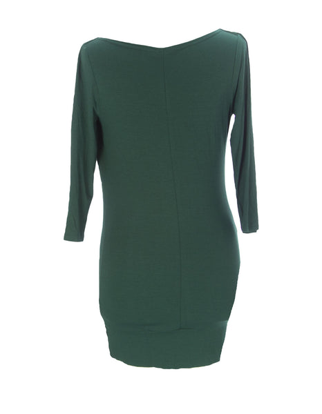 9FASHION Maternity Women's Alexia Green Tunic Blouse Sz S $72 NEW