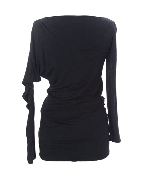 9FASHION Maternity Women's Floa Dark Blue Blouse Sz S $79 NEW