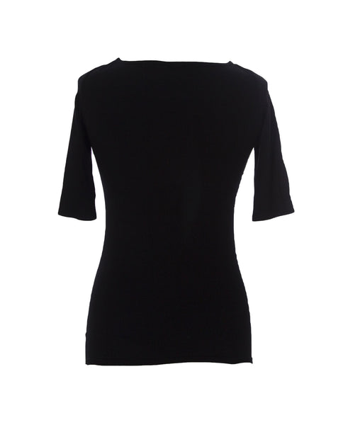 9FASHION Maternity Women's Gaya Black Butterfly Top Sz S $69 NEW