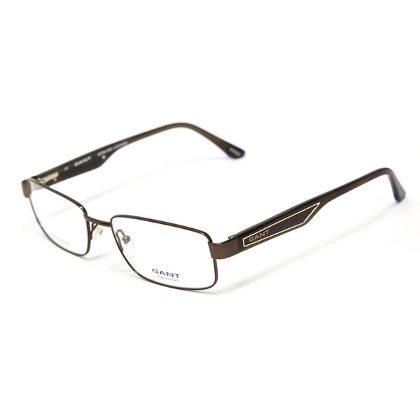 Gant Alister Rectangular Eyeglass Frames 57mm - Satin Brown NEW