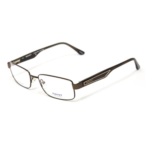 Gant Alister Rectangular Eyeglass Frames 57mm - Satin Brown NEW