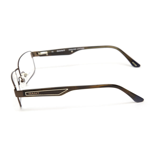Gant Alister Rectangular Eyeglass Frames 57mm - Satin Brown NEW