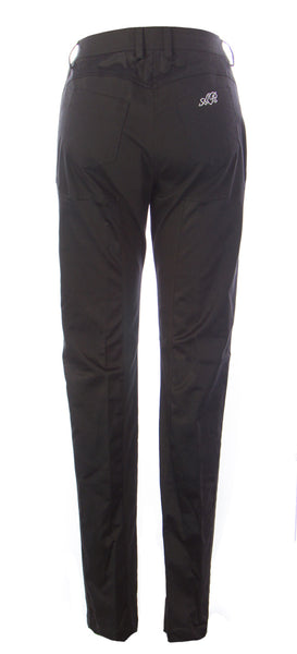 ANNA RACHELE Women's Textured Cotton Pants IT 46 Black