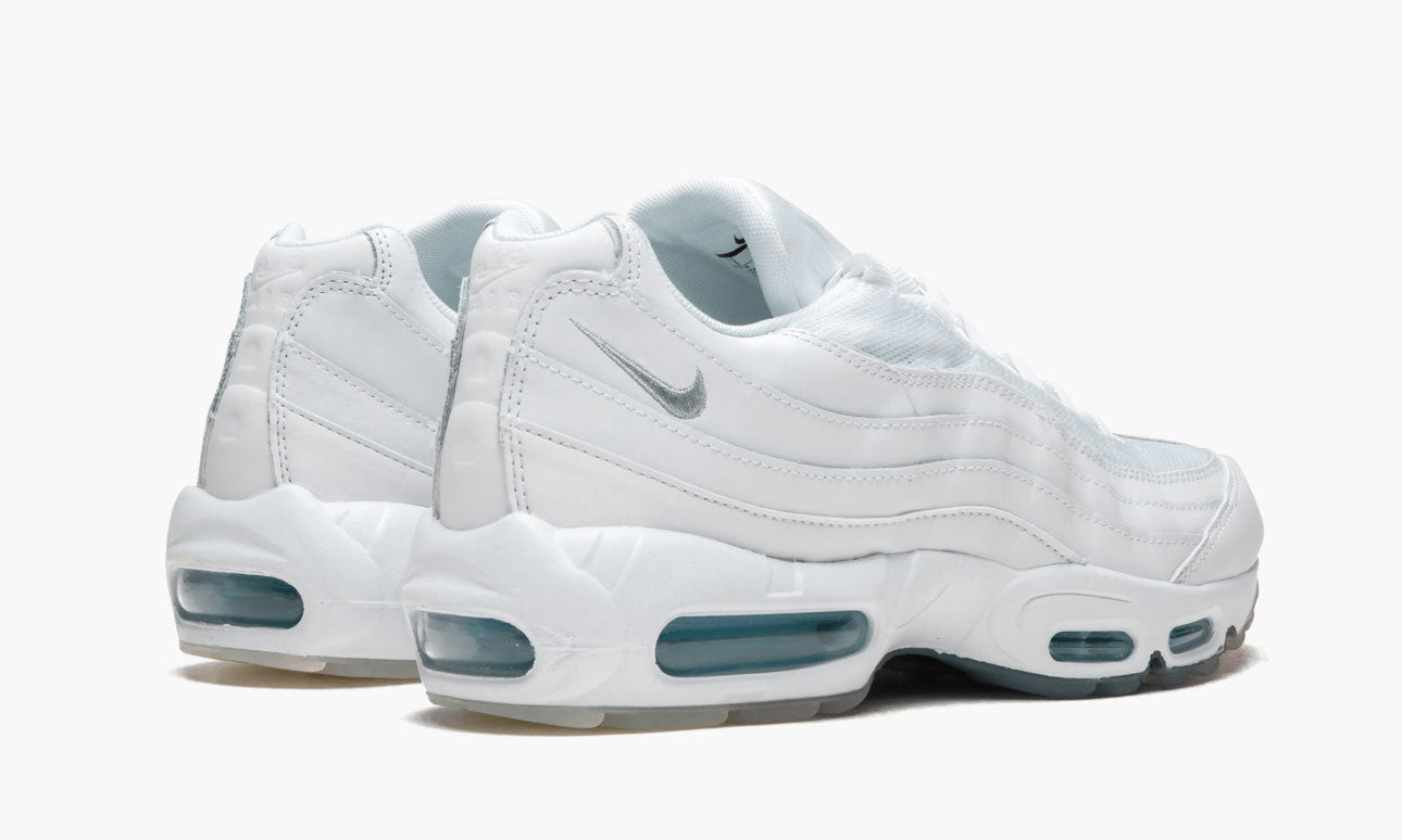 NIKE Men's White/Metallic Silver/Photo Blue USA Air Max 95 #AQ7981