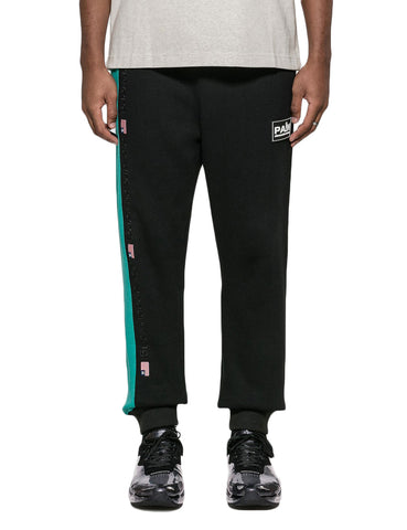 ALEXANDER WANG Men's Black/Jade Colorblock Sweatpants NWT
