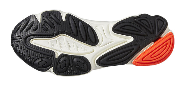 ADIDAS Men's Ozweego Big Logo Sneakers, Footwear White/Solar Red, US 11
