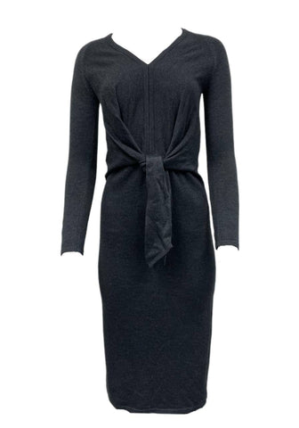 HEARTLOOM Women's Charcoal Adrian Knit Midi Dress Size XS NWT
