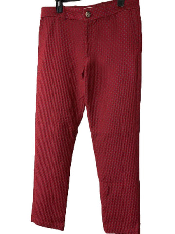 AIME LEON DORE Men's Mineral Red Polka Dot Trousers Size XS $350 NWT