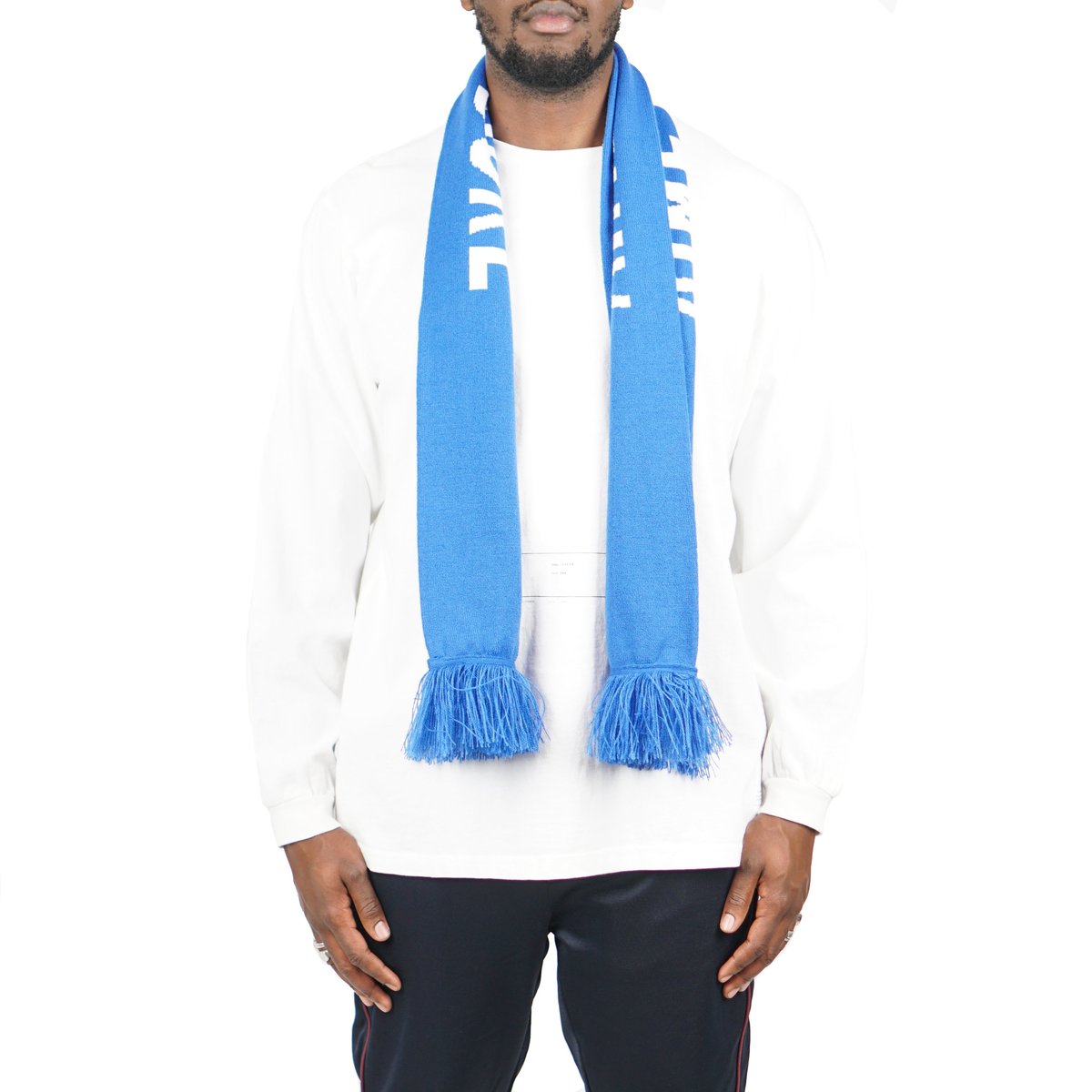Off-White scarf in jacquard wool