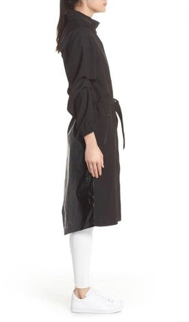 ALALA Women's Black Talus Rain Parka Coat Size Small $325 NWT