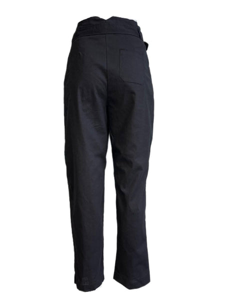 LOST IN LUNAR Women's Black Alaska High Rise Belted Pants Size M NWT