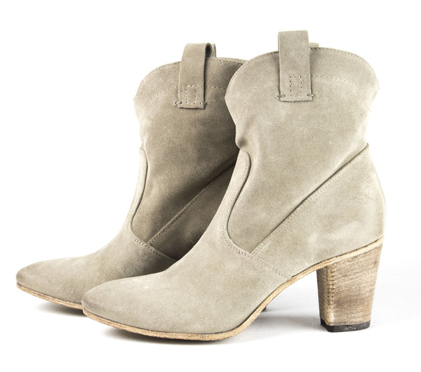 ALBERTO FERMANI Women's Seppia Suede Chiara Ankle Boots Size 10 NWD