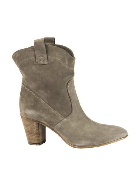 ALBERTO FERMANI Women's Seppia Suede Slouchy Chiara Ankle Boots
