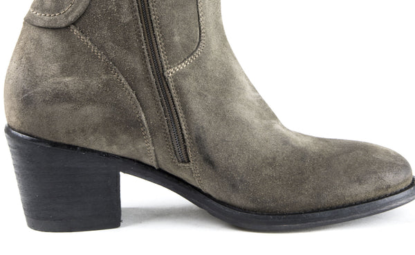 ALBERTO FERMANI Women's Brown Suede Circio Riding Boots Size 7 NWD