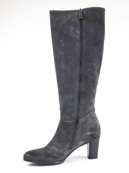 ALBERTO FERMANI Women's Brown Suede Loreo Knee Boots Size 8 Floor Model