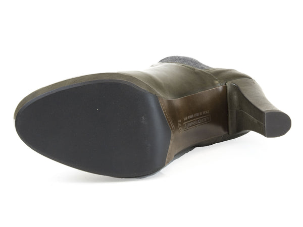 ALBERTO FERMANI Women's Leather Morositas Heeled Cheslea Ankle Booties Size 7.5