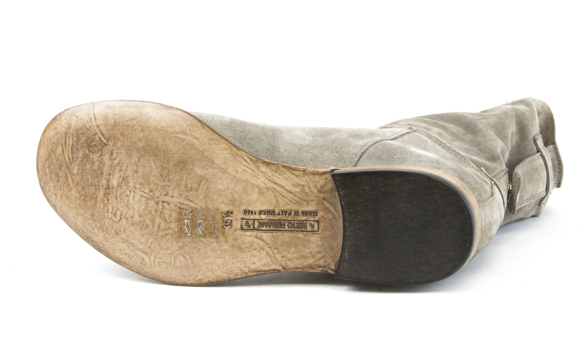 skat nøje mere og mere ALBERTO FERMANI Women's Beige Suede Umbria Ankle Boots Floor Model NWO –  Walk Into Fashion