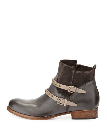 ALBERTO FERMANI Women's Leather Emma Ankle Boots Size 5.5 Floor Model