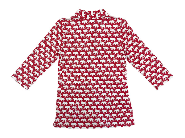 Elizabeth Mckay Women's Alexia Shirt XS Red Elephant