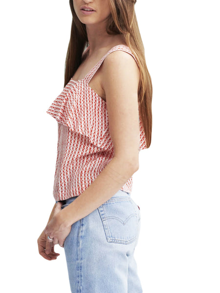 ROBERTA ROLLER RABBIT Women's Orange Alix Fedelia Top $95 NEW