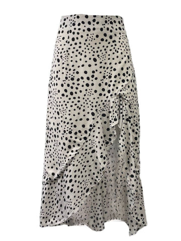 LOST IN LUNAR Women's Sand Spot Allira Maxi Skirt Size XS NWT