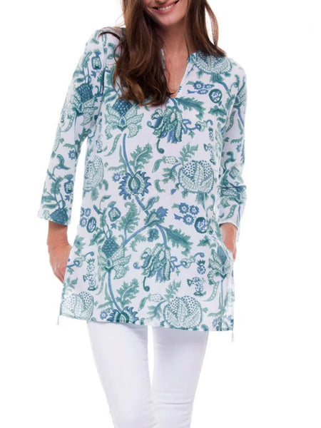 ROBERTA ROLLER RABBIT Women's Amanda Kurta $85 NEW