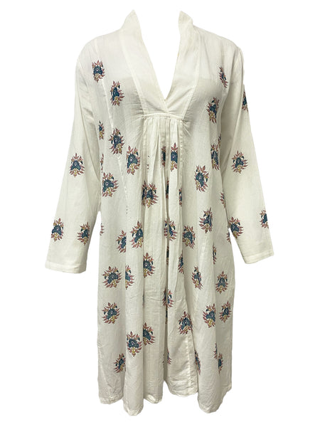 ROBERTA ROLLER RABBIT Women's Rose Amelie Pearl Long Tunic $145 NEW
