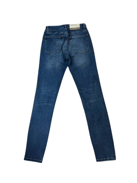 DL1961 Women's Salerno Florence Ankle Mid Rise Instasculpt Skinny Jeans Size 25