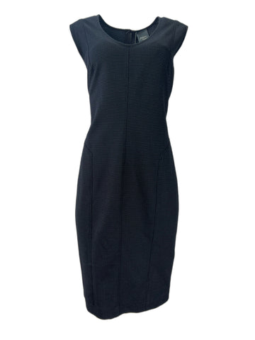 Marina Rinaldi Women's Black Annodi Sleeveless Polka Dot Sheath Dress Size S NWT
