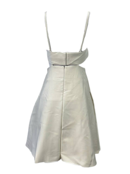 SOLACE London Women's Ivory Ava Knee Length Dress NWT