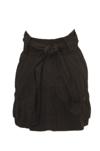 Elly B by OLIAN Maternity Women's Waist Wide Sash Mini Skirt $78 NWT