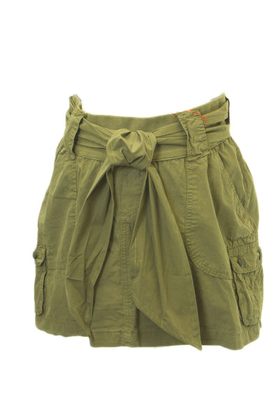 Elly B by OLIAN Maternity Women's Waist Wide Sash Mini Skirt $78 NWT