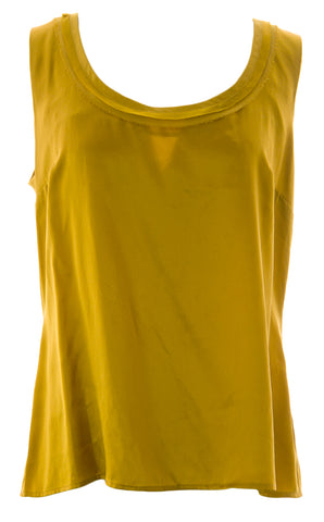 BODEN LIMITED EDITION Women's Golden Shiny Blouse BA017 US Sz 10 $198 NWOT