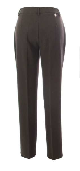 BETTY GOODMAN Women's Straight Dress Pants IT 46 Brown