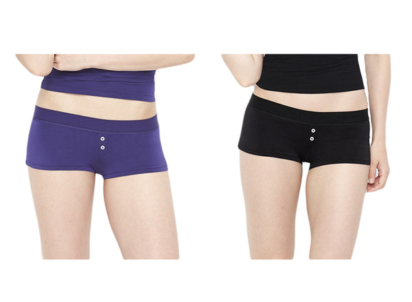 BeMe NYC Women's Essensuals Signature Boxers BMED10 $28 NWT