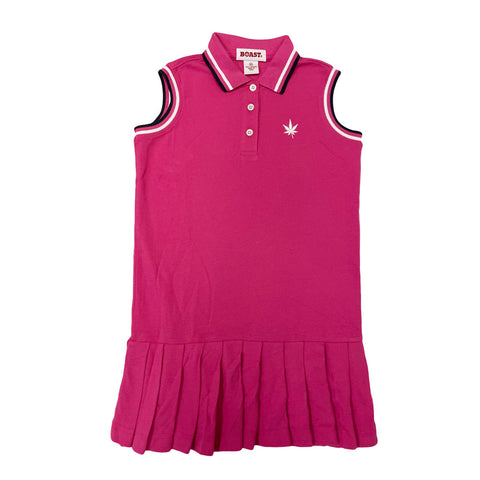 Boast Girl's Tipped Pique Polo Tennis Dress