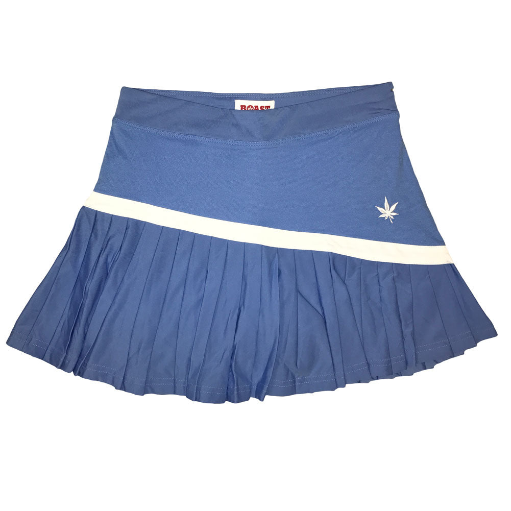 BOAST Women's Carolina Blue Skinny Pleat Tennis Skirt $72 NEW