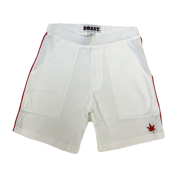 BOAST Boy's White Long Shorts 131604001 $55 NEW