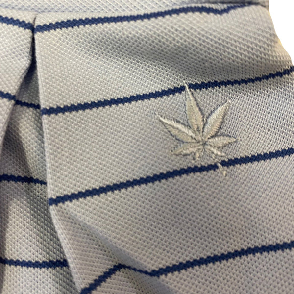 BOAST Women's Light Blue Pinstripe Pleated Skirt $88 NEW