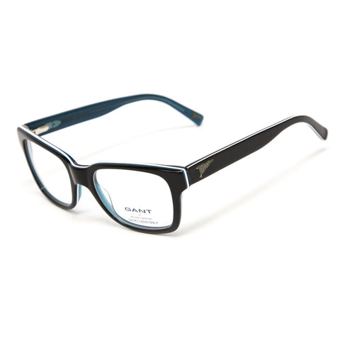 Gant Brady Rectangular Eyeglass Frames 50mm - Black/Blue NEW