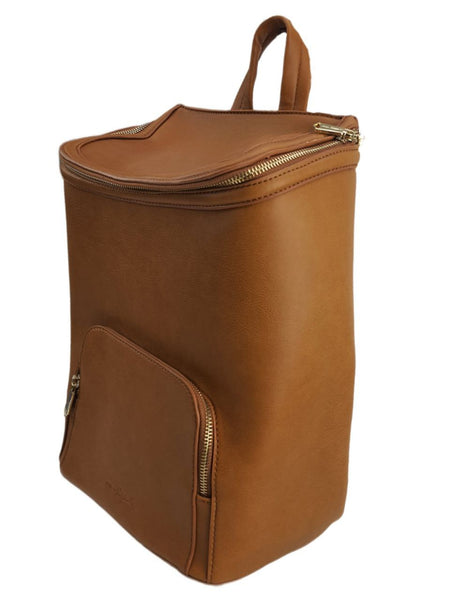 URBAN ORIGINALS Women's Brown Vegan Leather West Backpack #0002 One Size NWT