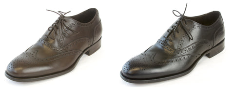 J. LINDEBERG Men's Brogue 3 Italian Calf Oxford Shoes $495 NEW