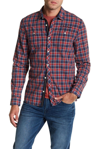 Buffalo David Bitton Men's Lychee Plaid Santon Button-up Shirt BM19474 $69 NEW